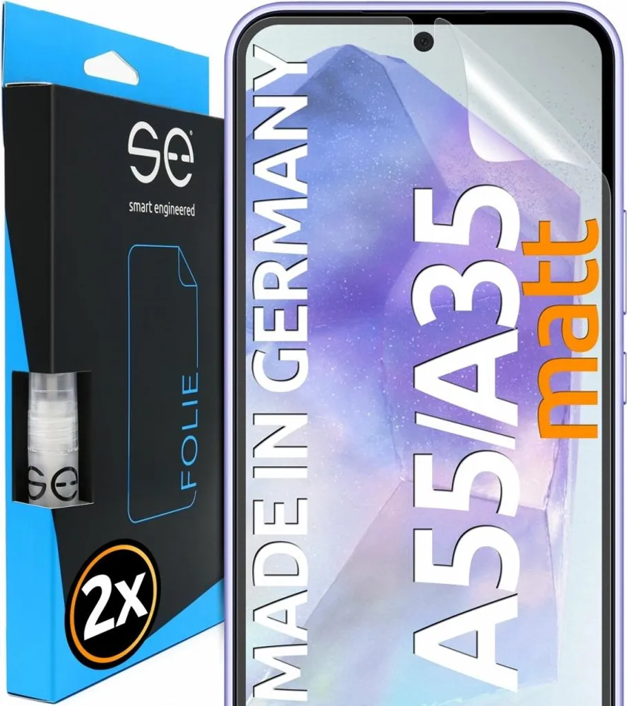 Protection écran Galaxy A55/A35 antireflet pour lecture en extérieur