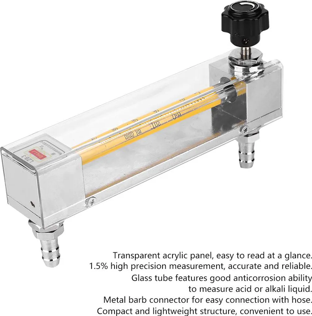 Contrôleur de débit d'eau LZB-3 idéal pour laboratoires et tests - 4