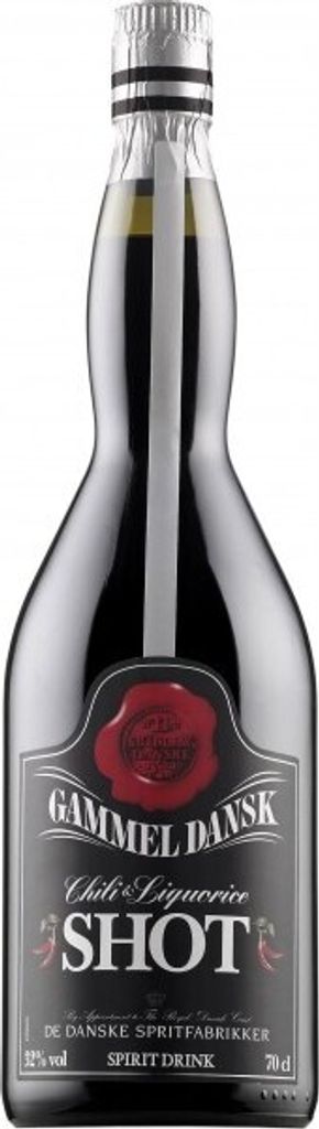 Gammel Dansk Chili Lakrids Shot 32% Vol. 0,7L Produktbild 