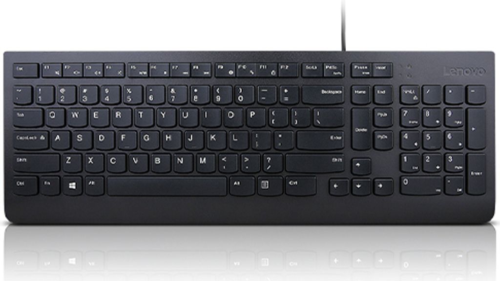 Lenovo Essential Wired Keyboard (Black) - US Euro103P