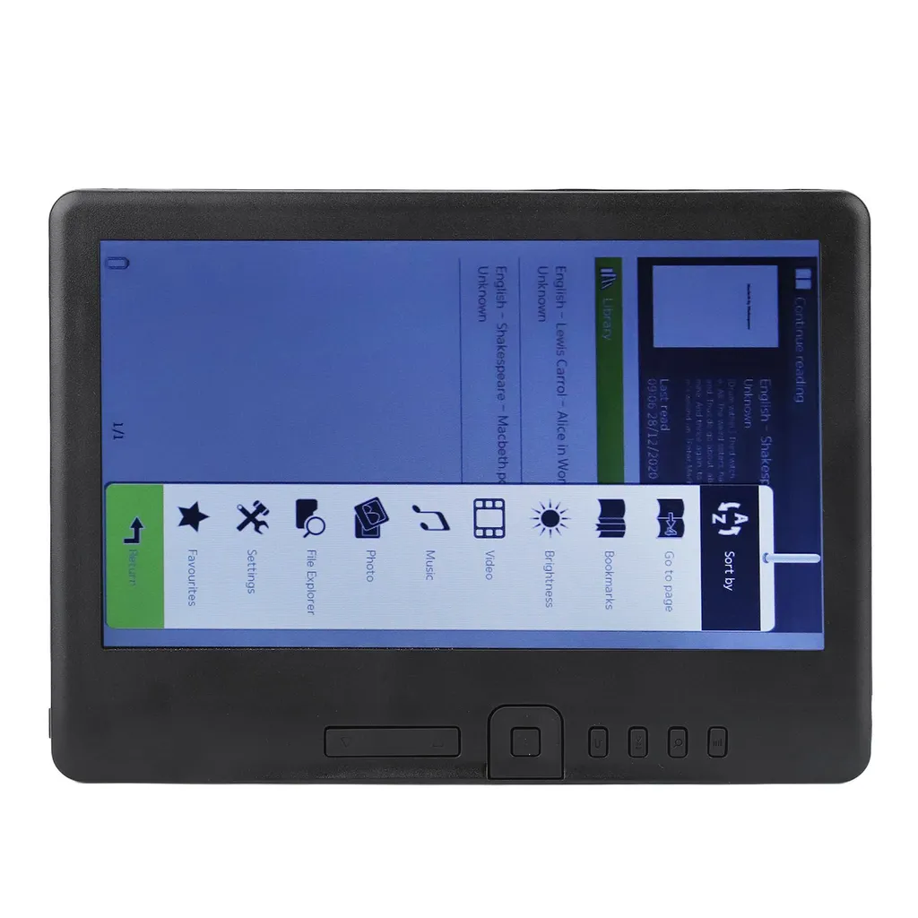Liseuse Numérique E-Reader 7 Pouces Écran Couleur Haute Résolution Noir - 4