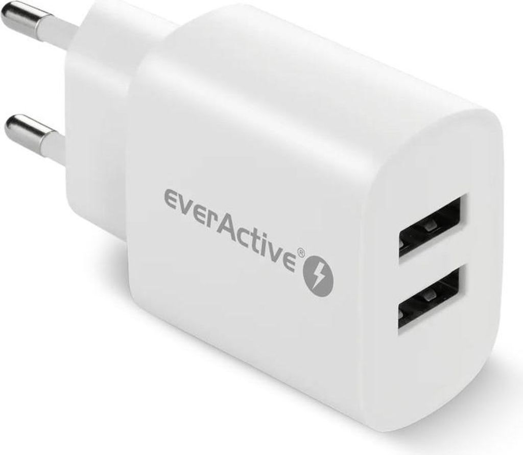 everActive SC-220 Wandladegerät 2x USB 2,4A 12W