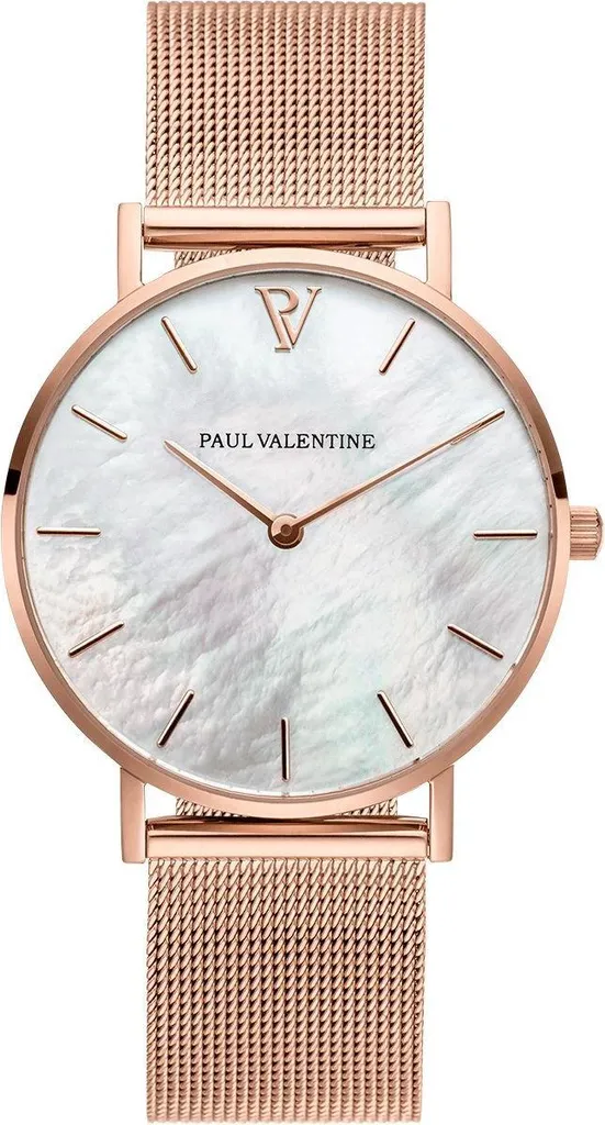Montre Paul Valentine Rose Gold Seashell avec Cadran en Nacre Naturelle