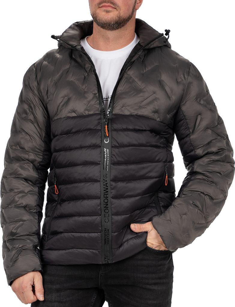 Geo Norway Herren Regular Fit Allwetterjacke burator Dark Grey XXXL