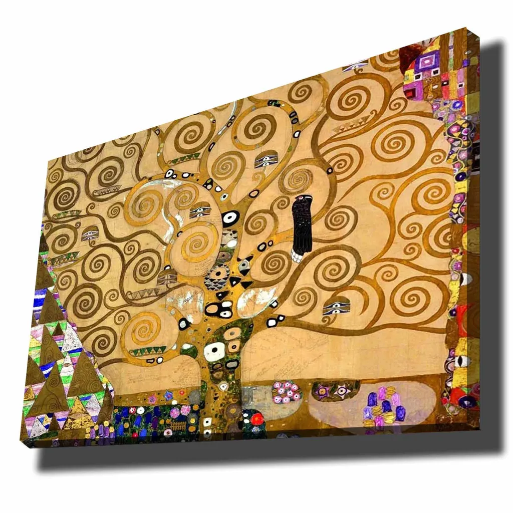 Tableau sur Toile Décoratif Mural 70x100 cm Wallity Impression Klimt - 2