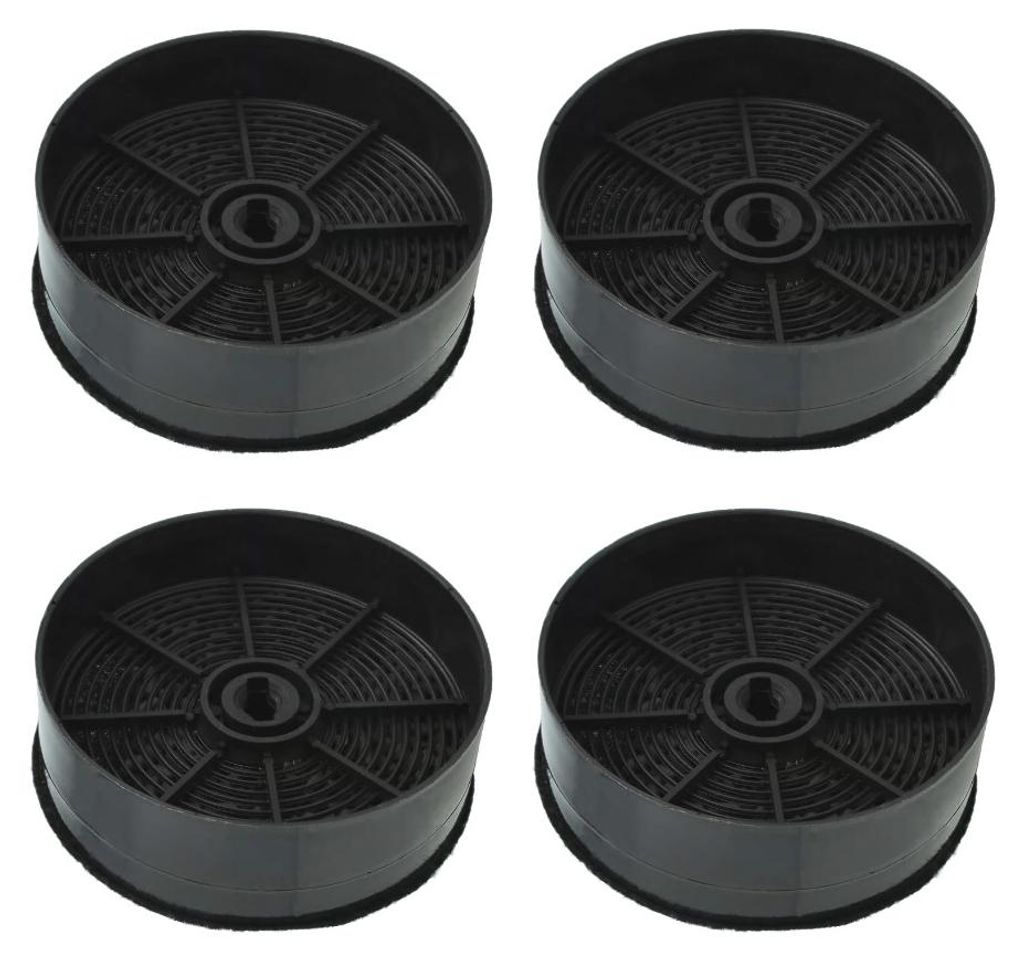 4x Trade-Shop Aktivkohle-Filter kompatibel mit Beko DD Produktbild 