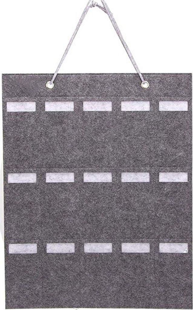 Sonnenbrillen-Organizer-Tasche, großes Fassungsvermögen, Lanyard-Design, faltbar, mehrere Fächer, einfach aufzuhängen, platzsparend, Filz, 15 F...