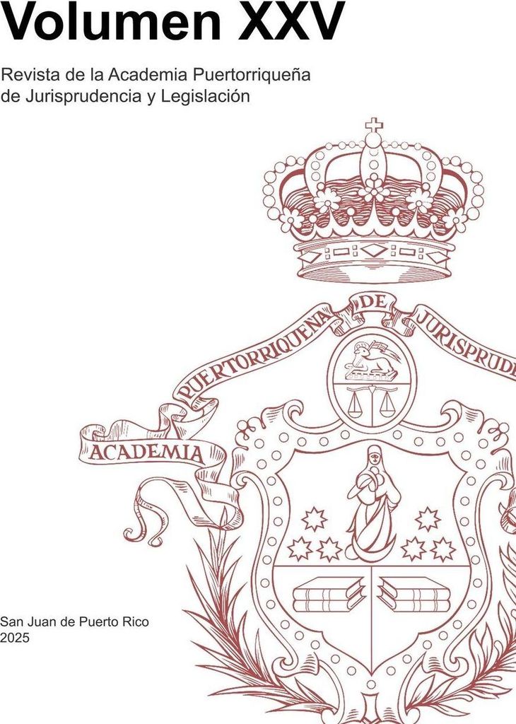 Revista de la Academia Puertorriqueña de Jurisprudencia y Legislación - Vol XXV