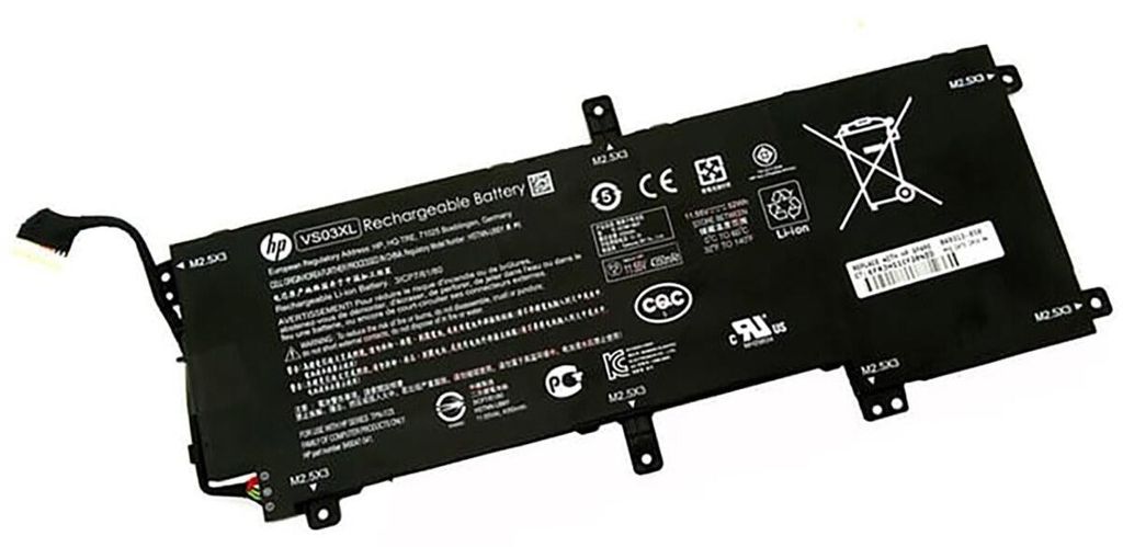 Akku für Hewlett-Packard VS03XL Li-Ion 11,55 Volt 4560 mAh schwarz