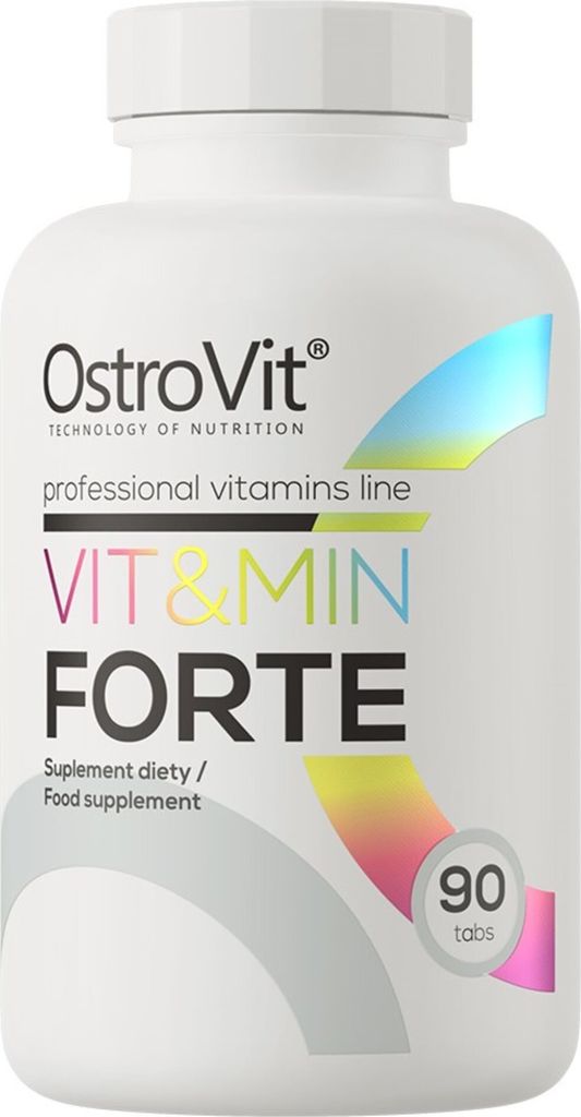 OstroVit Vit&Min Forte - 90 Tabletten - Nahrungsergänzungsmittel für tägliche Vitamin- und Mineralstoffzufuhr