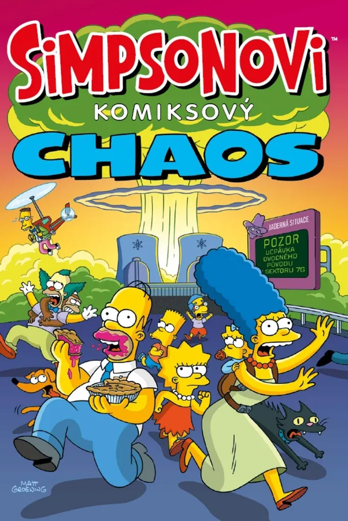 Les Simpson Chaos CREW : BD avec illustrations couleurs haute qualité