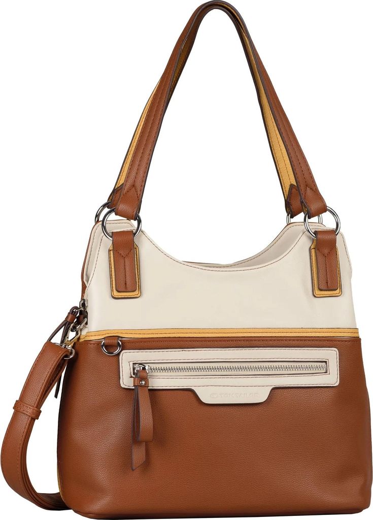 Tom Tailor Bags Jule Zip Shopper 33 cm - mixed cognac