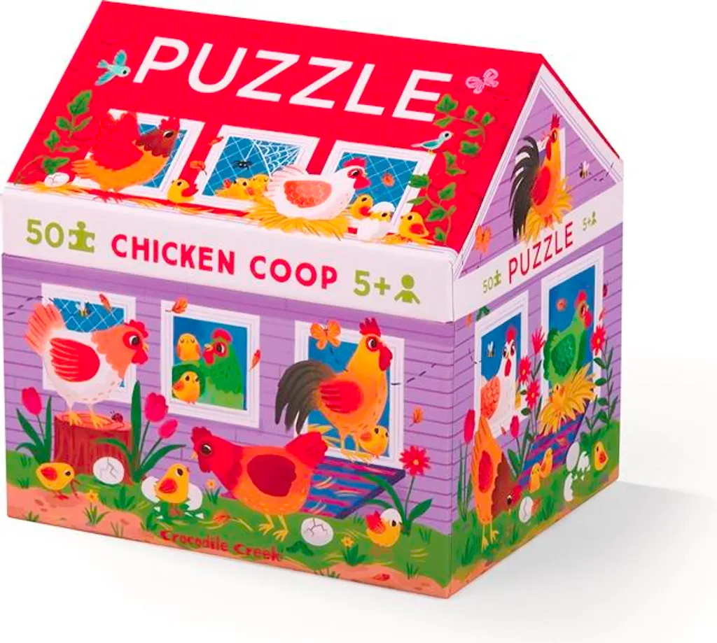 Puzzle Crocodile Creek 50 pièces : fini les pièces perdues et fragiles