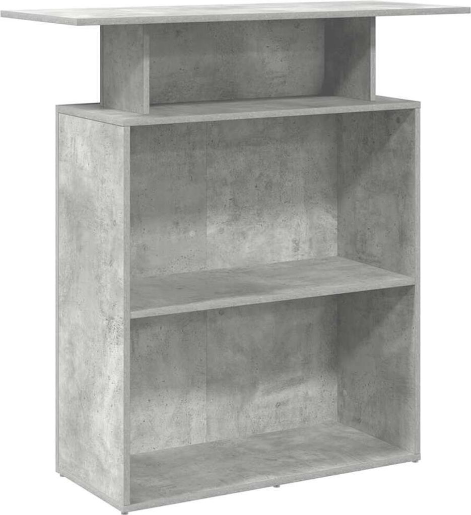 vidaXL Recepční stůl betonový šedý 100x40x104 cm materiál Obrázek produktu 