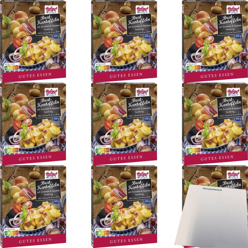 Hofgut Bratkartoffeln mit Schinken & Zwiebeln VPE (9x400g Produktbild 