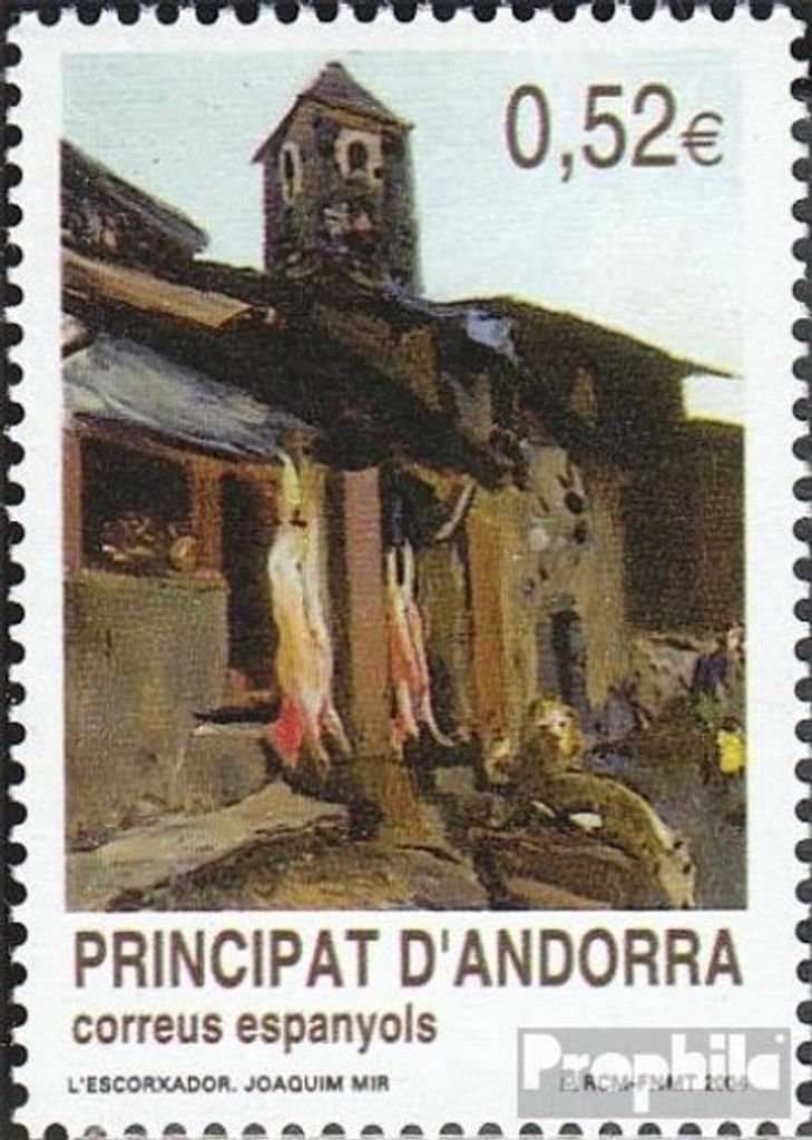 Briefmarken Andorra - Spanische Post 2004 Mi 311 (kompl.Ausg.) postfrisch Kunst