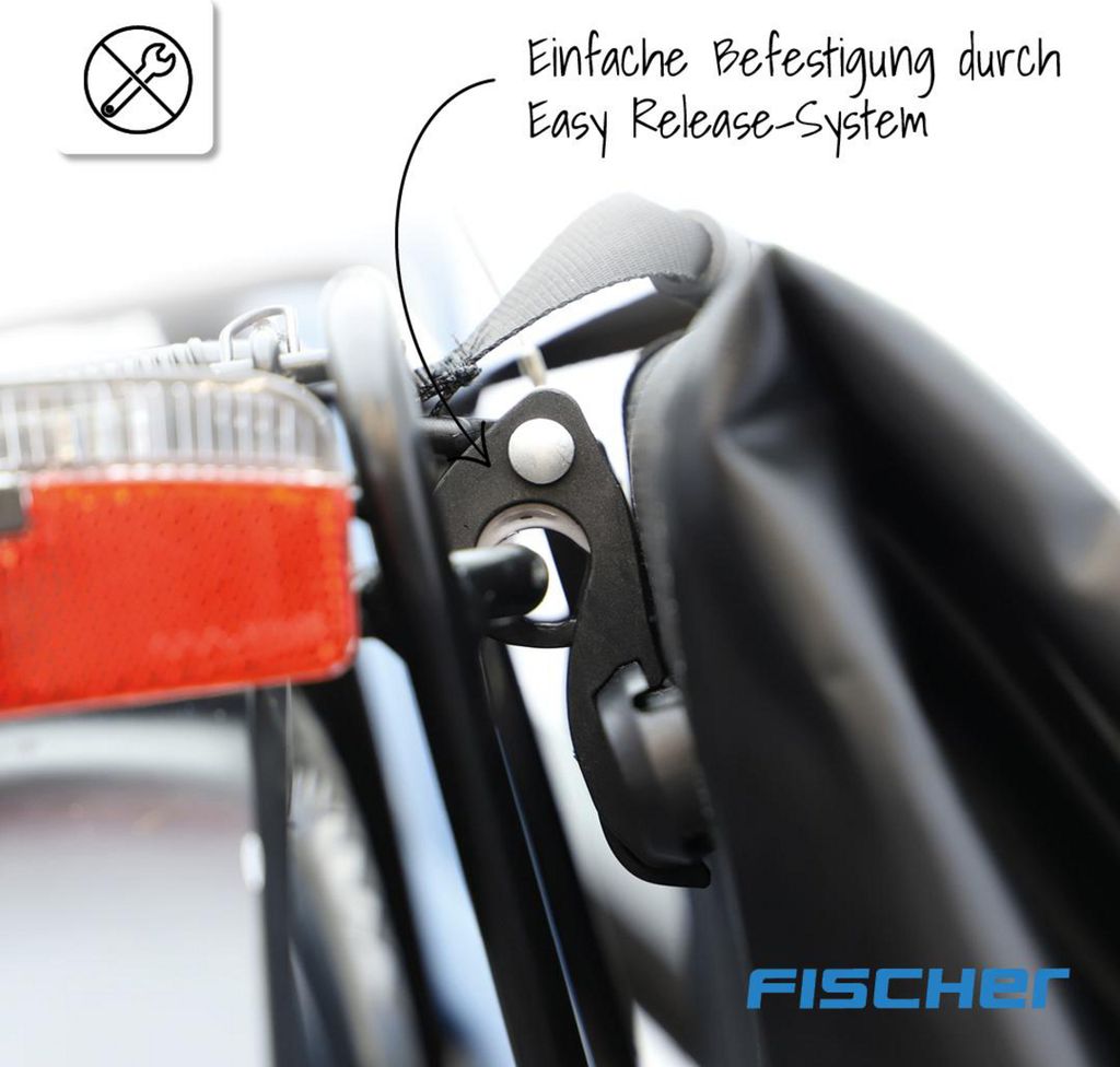 FISCHER Gepäckträgertasche PLUS Emendo - abschließbar Produktbild 29
