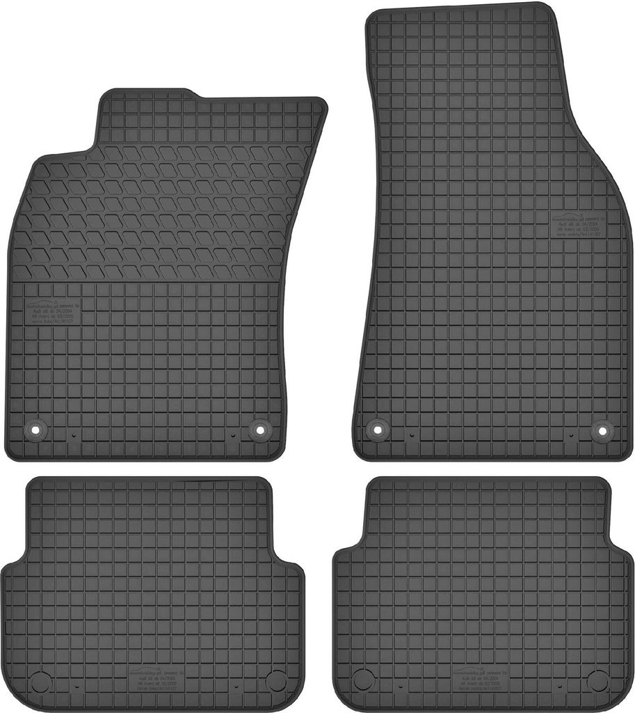 Gummimatten Gummi Fußmatten für Audi A6 C6