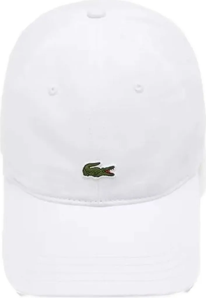 Casquette Lacoste Blanche pour Tennis et Loisirs - Taille Unique RK0491