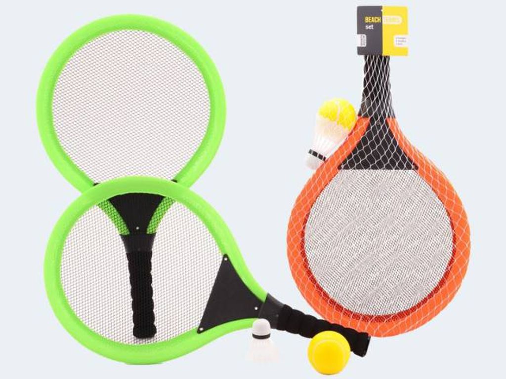 Johntoy -Tennis -Set mit Ball und Shuttle