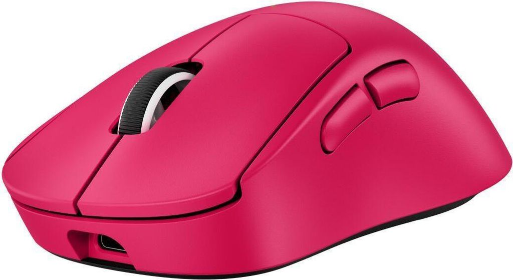 Logitech G PRO X SUPERLIGHT 2 DEX - Maus - ergonomisch - Für Rechtshänder - optisch - 5 Tasten - kabellos, kabelgebunden - 2.4 GHz, USB - pink