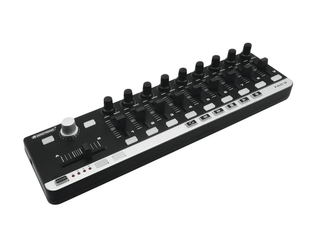 Mixez vos Morceaux avec le Contrôleur MIDI Omnitronic FAD-9 USB Portatif