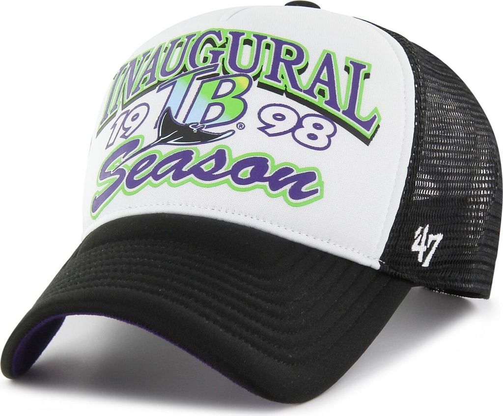 47 Brand Mesh Trucker Cap - FOAM CHAMP Tampa Bay Rays