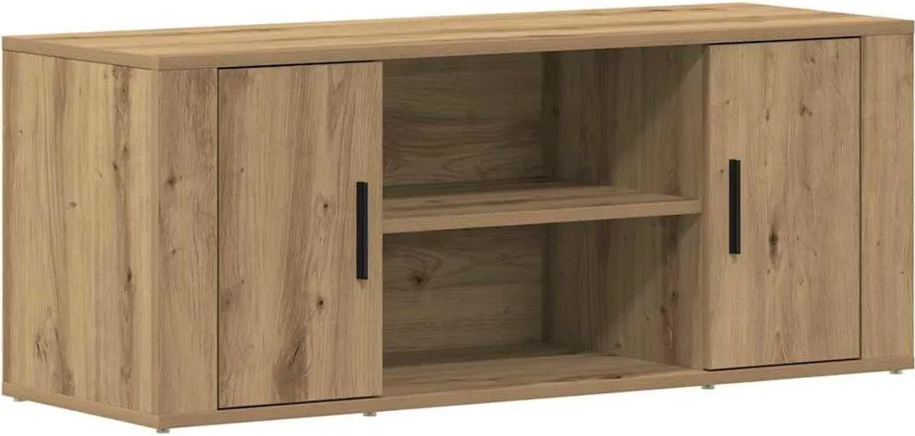 Mobile Porta TV SYFAX 100cm - Ottimizzazione Spazi Rovere Artigianale