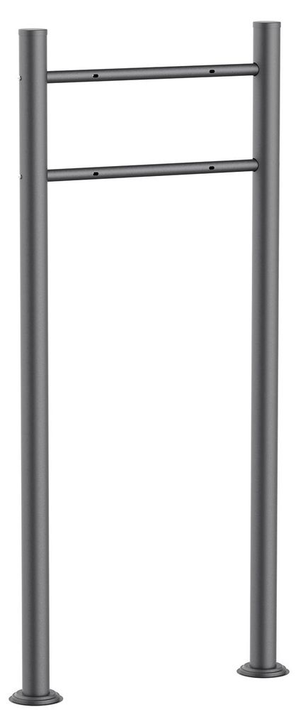 Wiltec Briefkasten Ständer Anthrazit 1200 x 500 mm, Produktbild 