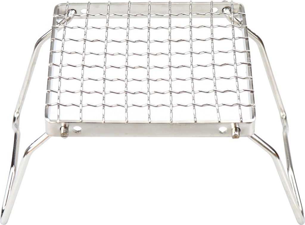 Tragbarer Mini-Edelstahlgrill mit Tasche C klappbar, fr Outdoor & Camping