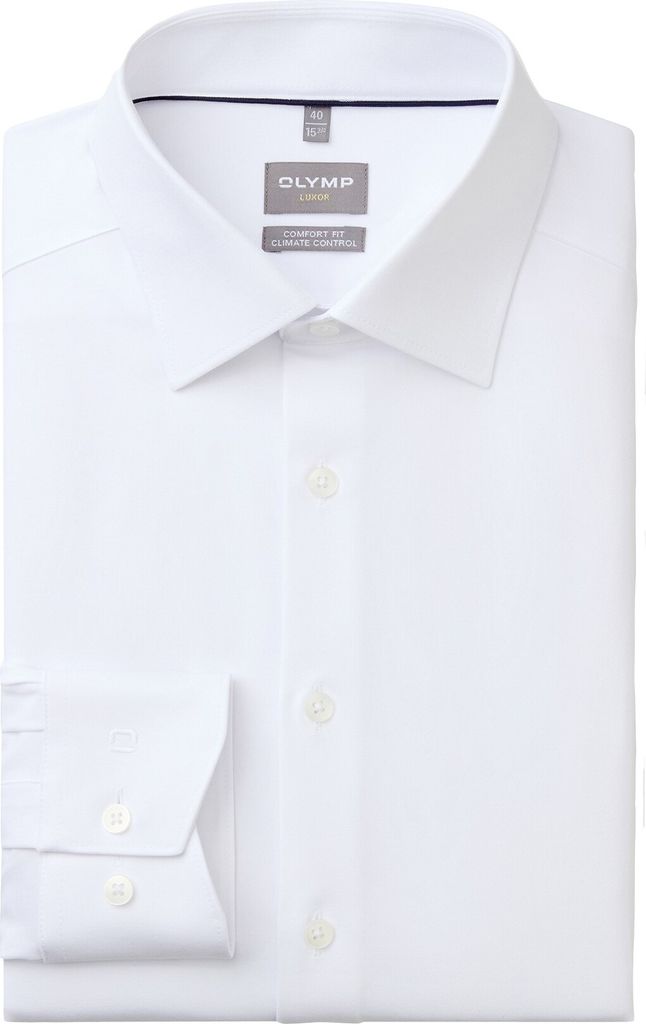 Olymp Luxor 24/Seven Hemd weiß Comfort Fit Klimakontrollfaser