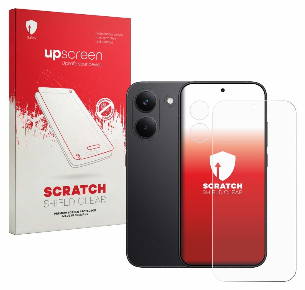 upscreen Schutzfolie für Xiaomi Poco X8 Pro Iron Man Edition (Display+Kamera) Displayschutz Displayschutzfolie Folie Klar Transparent