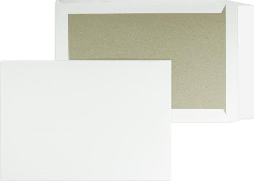 Papprückwandtaschen - Weiß 229 x 324 mm (DIN C4) | 120 g/qm Produktbild 
