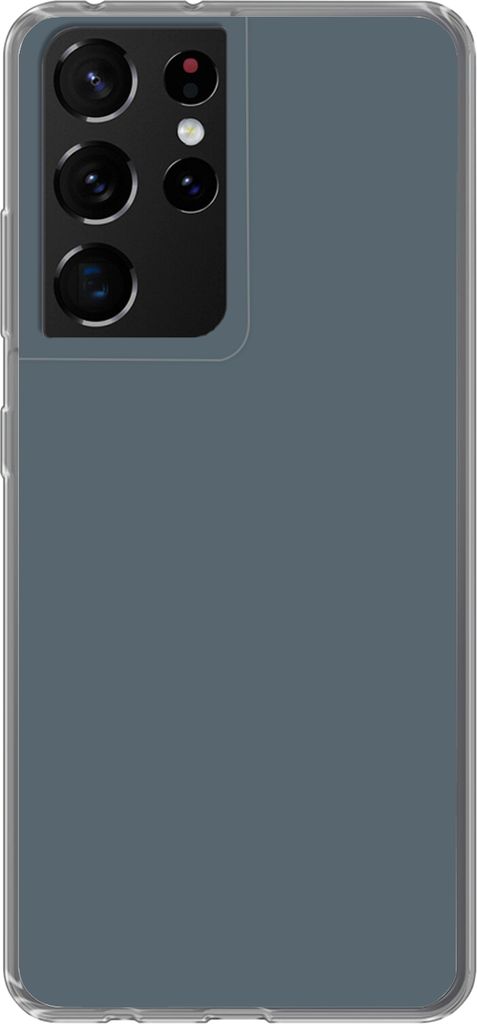 MuchoWow Handyhülle Schutzhülle Hülle für Telefoonhoesje Samsung Galaxy S21 Ultra Farben - Blau - Innen Silikon Softcase Handy Hülle - Mobil...