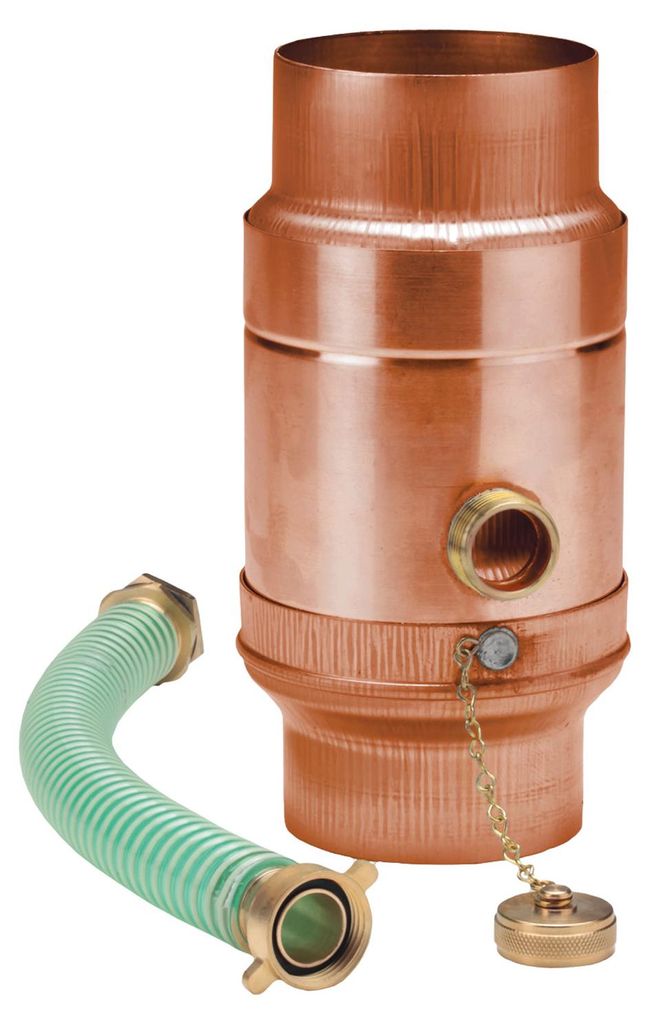 Regensammler Kupfer mit Anschluss - Set DN 100 Produktbild 