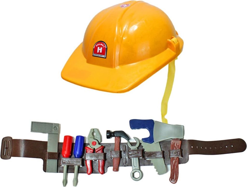 Handwerkergürtel für Kinder "Baustelle" - 10 Teile