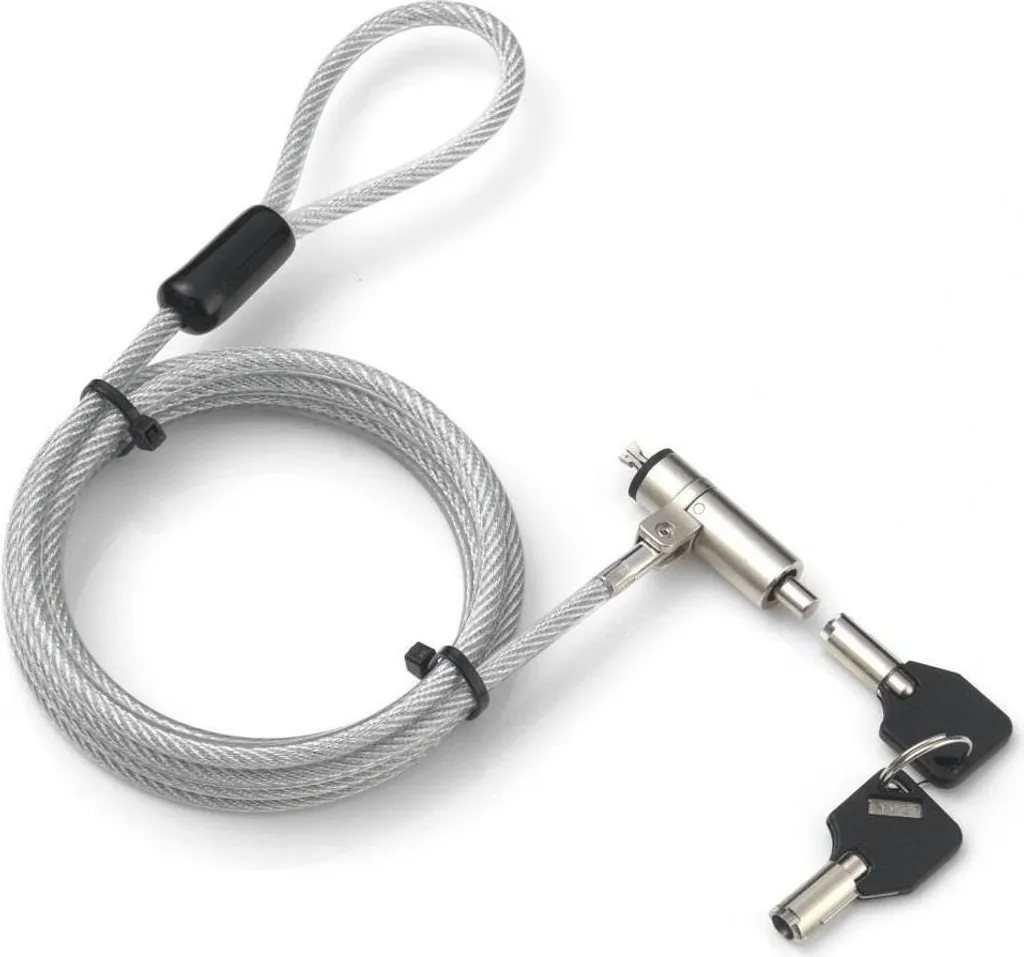 Sécuriser votre PC Portable en Bureau : Câble Wedge-Lock 1.8m à Clé