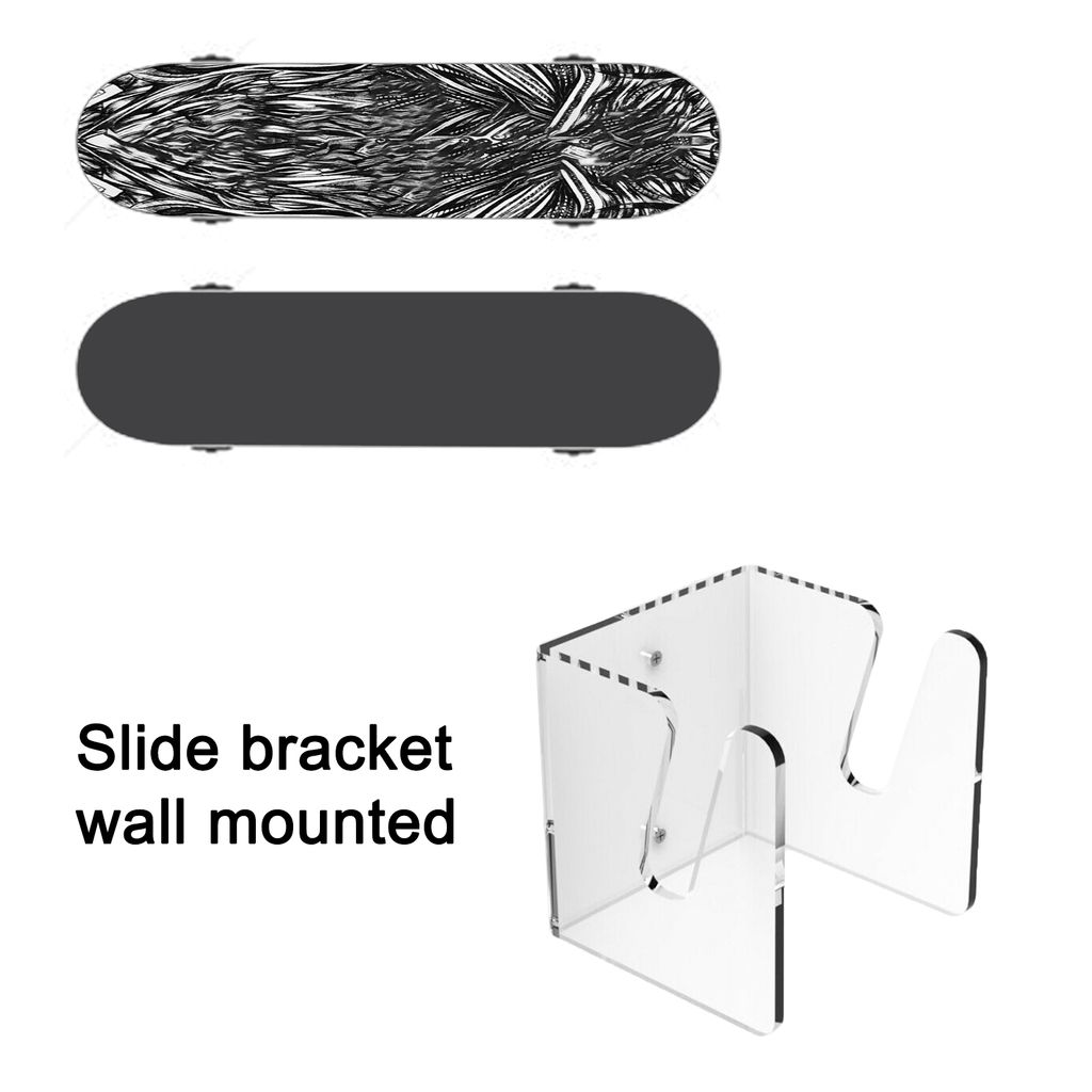 An Der Wand Montiertes Skateboard-Rack Mit Acryl-Wandhalterung Für Gleitplatten Und Displayständer Für Longboards