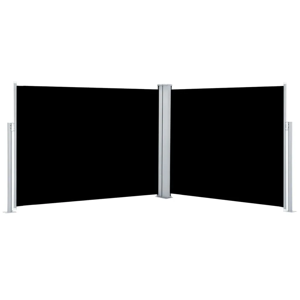 VidaXL Tenda Laterale Nera 140x1000 cm: Privacy Totale per il Tuo Giardino