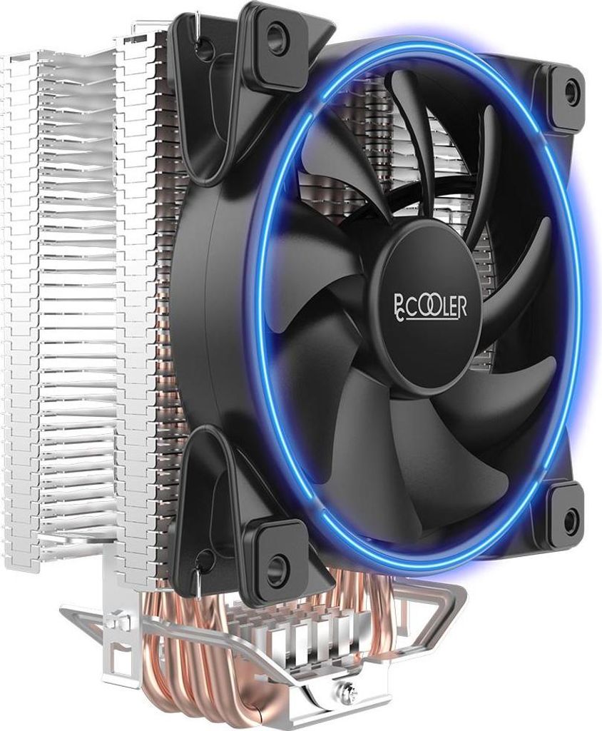 Pccooler GI-X4 V2 CPU-Kühler in Blau - Kühlset - 12 cm - Blau