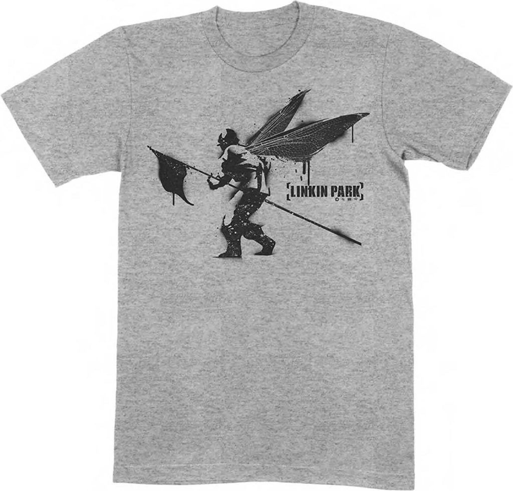 Linkin Park - "Street Soldier" T-Shirt für Herren/Damen Uni RO3827 (XL) (Grau)