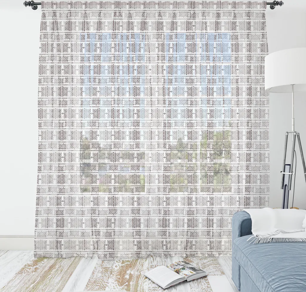 Grande Arazzo Parete 274cm ABAKUHAUS - Decorazione Tribale Vintage