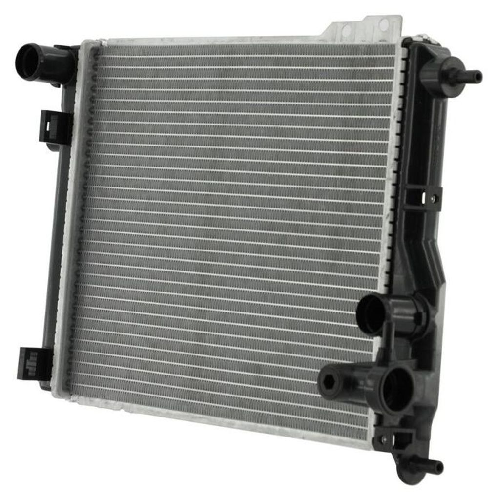 Kühler Motorkühlung Kühlrippen gelötet 372 x 318 mm HELLA für HYUNDAI GETZ