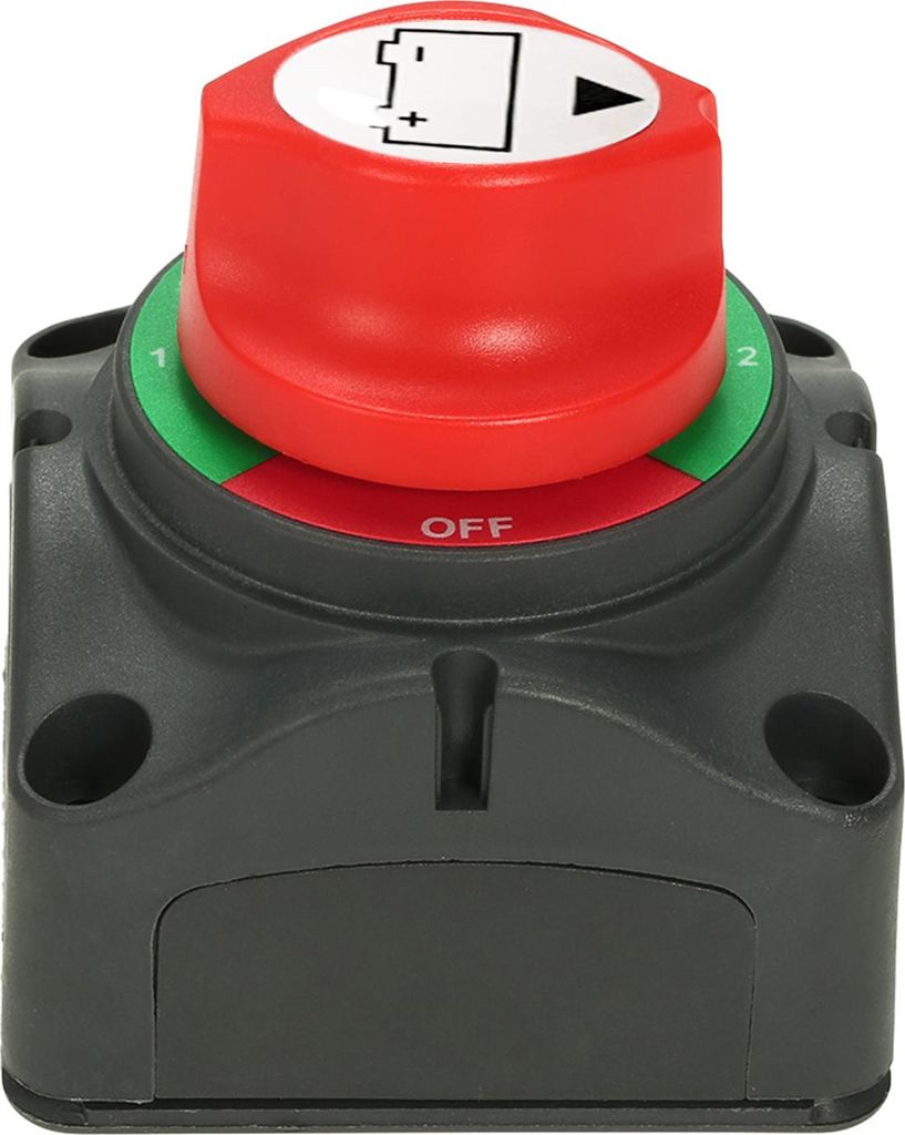 12V/24V Doppel-Batterie-Wahlschalter 300A Batterie-Hauptschalter 4-Positionen-Wahlschalter für Auto RV Boot