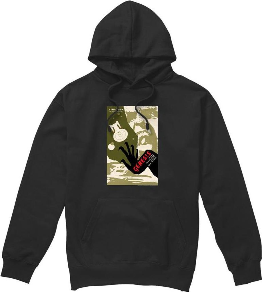 Star Trek - "The Next Generation Season 7 Episode 19" Kapuzenpullover für Herren TV8116 (XXL) (Schwarz)