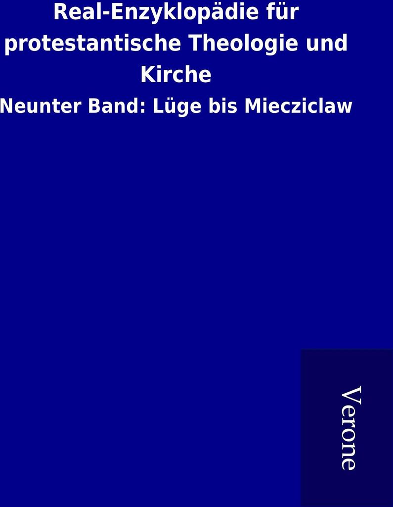 Real-Enzyklopädie für protestantische Theologie und Kirche