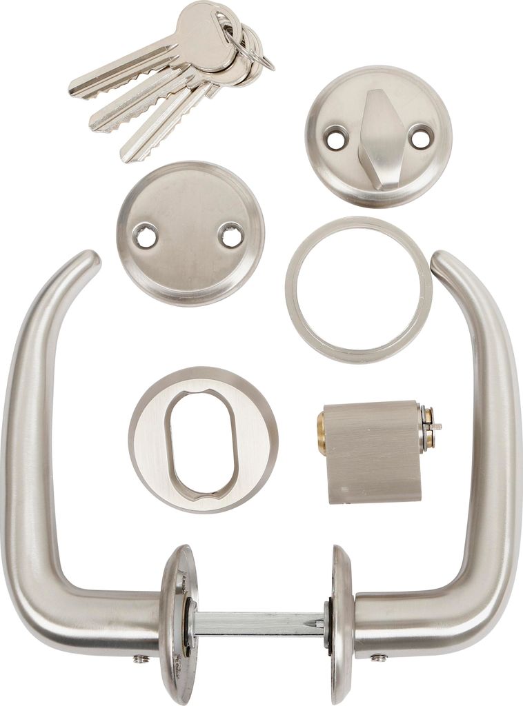 HOME It Garderobe mit 4 Haken Ø8 mm x 54,5×6,5 x 13 cm weiß