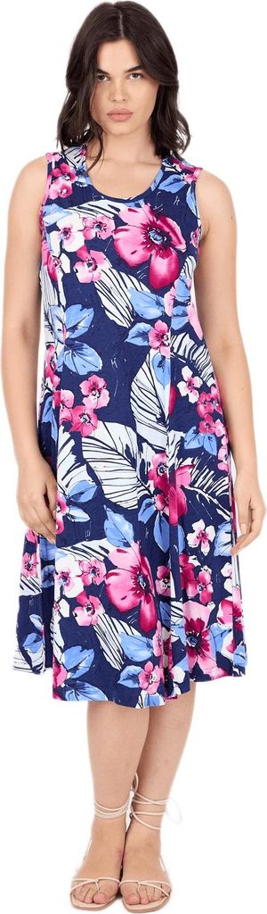 Ärmelloses Damenkleid aus Strick