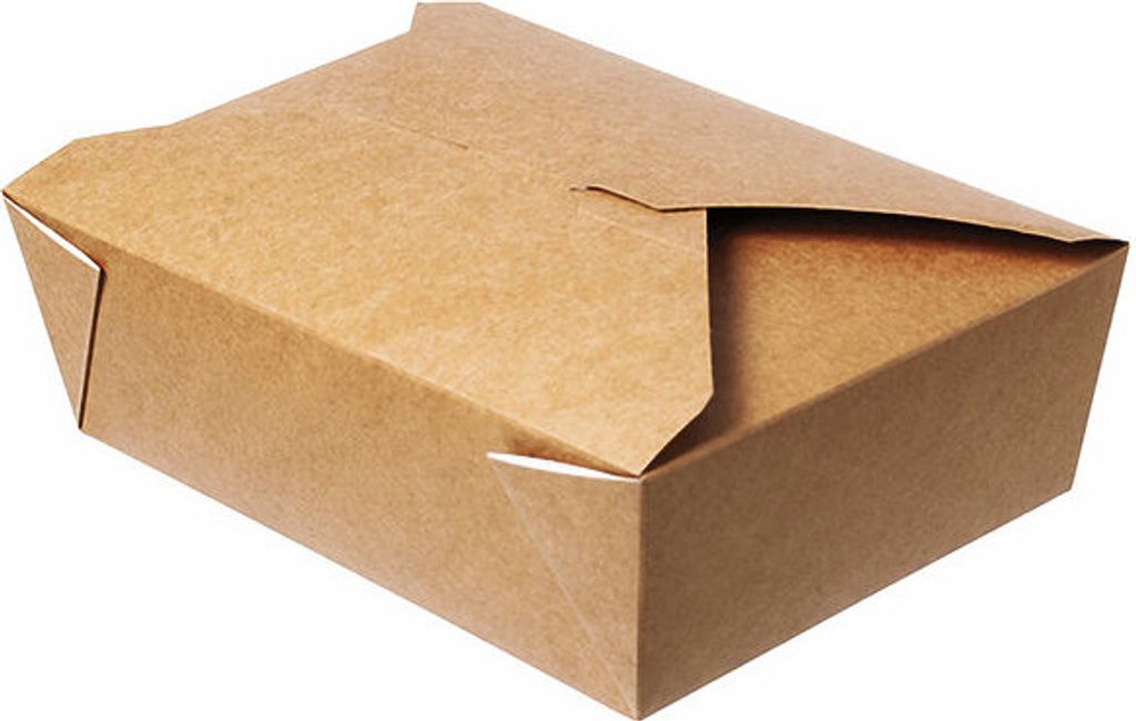 50x Menübox Lunch-Box 1600 ml Green by Nature 200x140x65 mm
