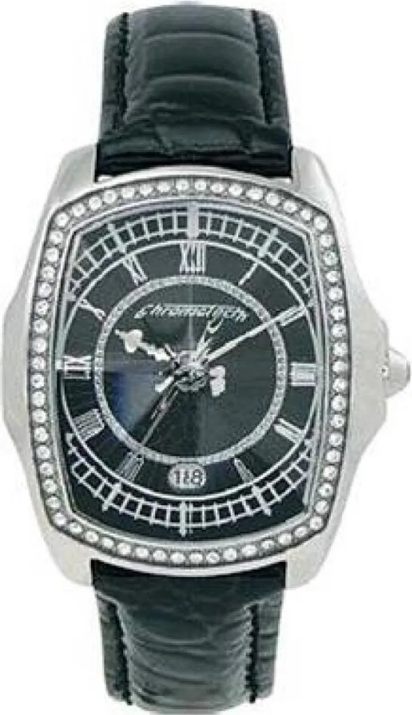 Chronotech Orologio da Donna Nero e Argento CT7896LS-92 Originale - 6